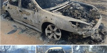 Portoscuso, l’incendio distrugge anche l’auto di famiglia: “Era dei miei genitori, un dolore difficile da spiegare”