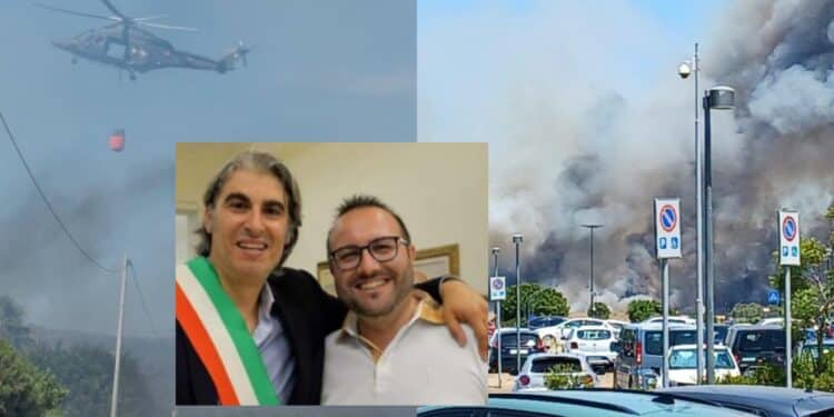 Monserrato: “Centinaia di commenti per i selfie del sindaco ma nessuno contro il piromane che ha scatenato l’incendio”
