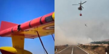 Guspini, cittadini fanno rete per fermare il fuoco: acqua e trattori da cittadini di paesi vicini