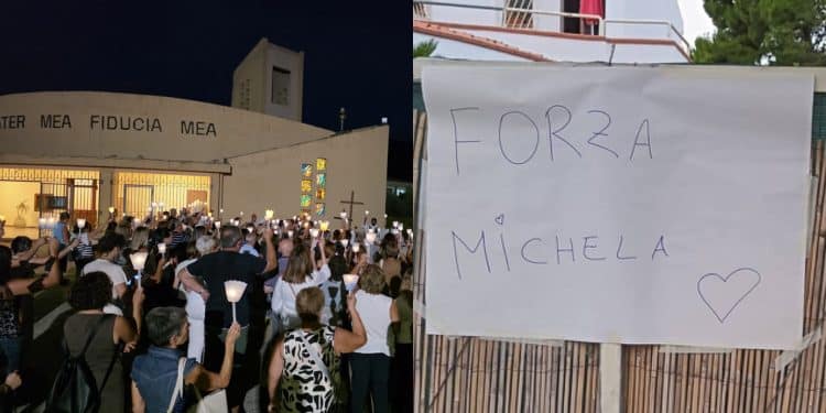 Solanas, centinaia di persone in marcia per Michela: “Abbiamo camminato insieme nella preghiera”