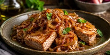 La cultura nel piatto: tonno con cipolle