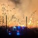 Maracalagonis, grosso incendio durante la notte: le fiamme lambiscono le abitazioni