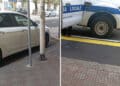 Cagliari, il taxi “dimentica” la nuova pista ciclabile e viene multato (VIDEO)