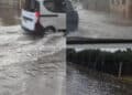 Bomba d’acqua nel cagliaritano e nel Medio Campidano: da Serramanna a Sestu gli acquazzoni mandano la viabilità in tilt (VIDEO)