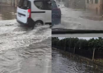 Bomba d’acqua nel cagliaritano e nel Medio Campidano: da Serramanna a Sestu gli acquazzoni mandano la viabilità in tilt (VIDEO)