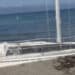 Poetto, rimossa la Nydia dopo quattro mesi: il relitto lascia finalmente la spiaggia