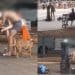Il degrado in Piazza del Carmine: barba, capelli e doccia anche durante gli spettacoli