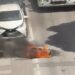 Cagliari, paura in viale Sant’Ignazio: bici elettrica va a fuoco durante l’uso -VIDEO