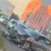 Cagliari, terribile schianto in via Bacaredda: auto distrutta e traffico in tilt