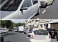 Cagliari, la pista ciclabile di via Tuveri completamente occupata dalle auto: usata come parcheggio aggiuntivo