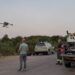 Incendio di Morgongiori, la Forestale in campo anche con i droni