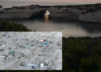 Sardegna, gli incivili non risparmiano nemmeno la scogliera di S’Archittu