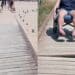 Domus De Maria, passerelle per i disabili impraticabili: rotte oppure occupate da cibo e bevande