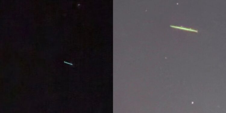 Lo strano caso dell’Ufo sigariforme colorato: avvistato in quasi tutta la Sardegna, segnalazioni anche dal resto di Italia