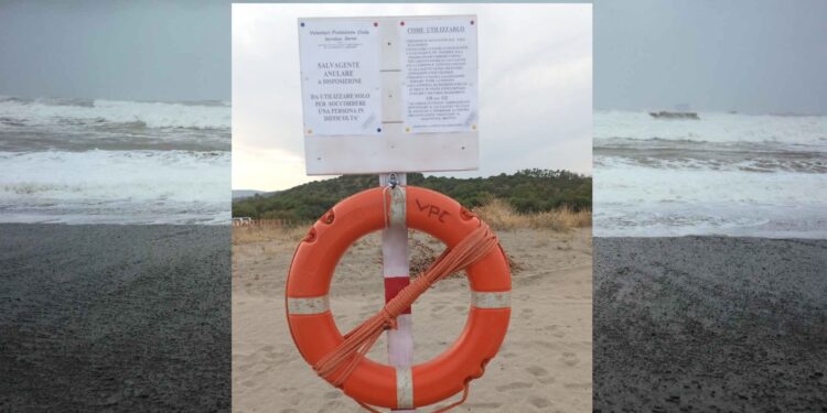 Villaputzu, manca il bagnino nella spiaggia di Prumari ma spuntano il salvagente e le regole da adottare