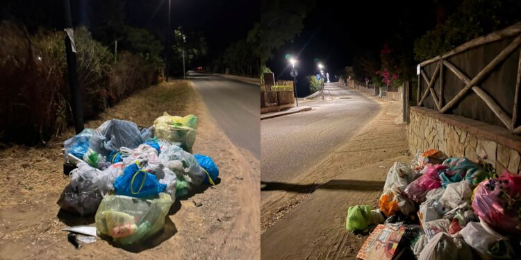 Domus de Maria, cumuli di rifiuti abbandonati a bordo strada