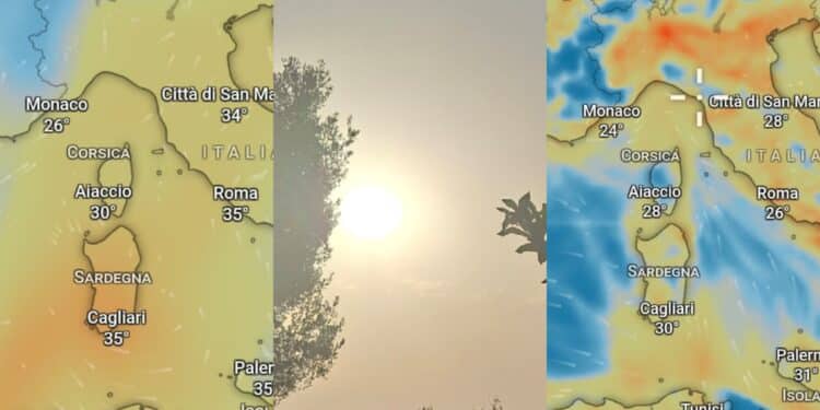 Giornata da incubo a Cagliari: non solo caldo, anche polveri e gas irritanti per occhi e polmoni