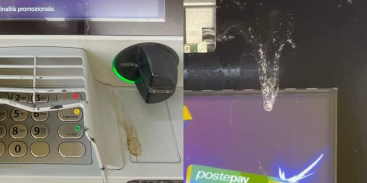 Medio Campidano, sputi e residui organici su schermo, telecamera e tastiera dell’Atm, l’ira di una addetta alle pulizie
