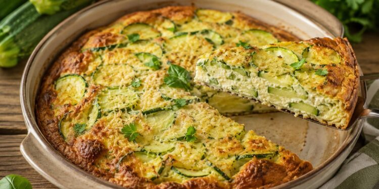 La cultura nel piatto: tortino salato di zucchine