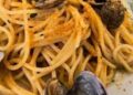 La cultura nel piatto, spaghetti con arselle e bottarga