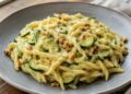 La cultura nel piatto, trofie fresche con zucchine, gorgonzola dolce e noci