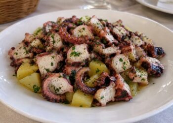 La cultura nel piatto, insalata di polpo con patate alla sarda