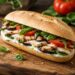 La cultura nel piatto: panino d’agosto con pollo, melanzane e crema di pecorino dolce