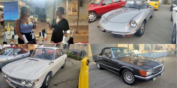 Sant’Antonio di Santadi, auto d’epoca e calici sotto le stelle -VIDEO