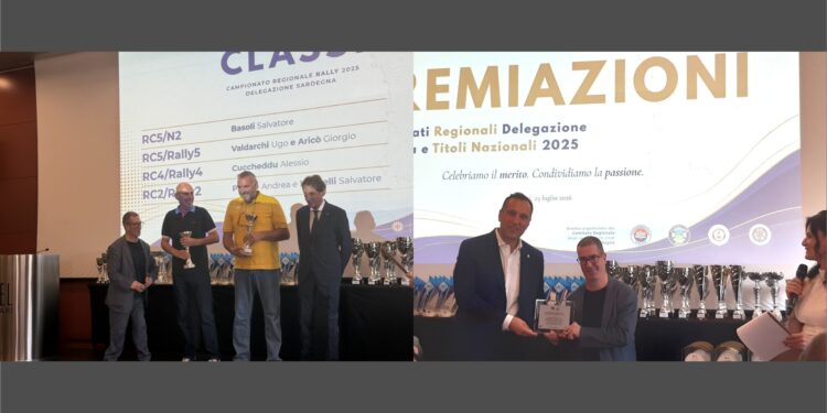 Cagliari : premiati i vincitori dei campionati regionali Aci sport e dei titoli nazionali