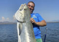 Sant’Antioco, pesca da record per Francesco Cossu: catturata una leccia amia di 25 kg