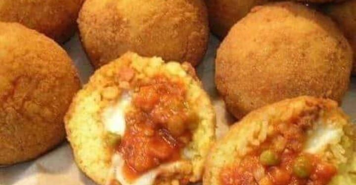 La cultura nel piatto, arancini di riso