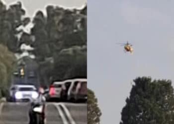 Incidente all’ingresso di Villa San Pietro, traffico bloccato e elisoccorso in azione (VIDEO)