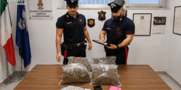 Sorso, trovato in possesso di oltre 3,7 kg di marijuana: arrestato