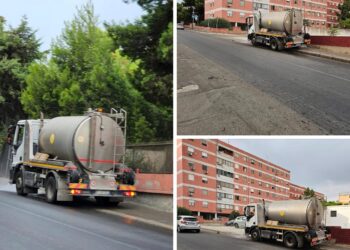 Cagliari, “Il lavaggio strade da 54 milioni all’anno è una beffa, inutile e distrugge i marciapiedi”