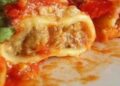 La cultura nel piatto, paccheri ripieni di melanzane e provola affumicata