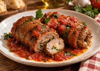 La cultura nel piatto: involtini di carne alla calabrese con sugo