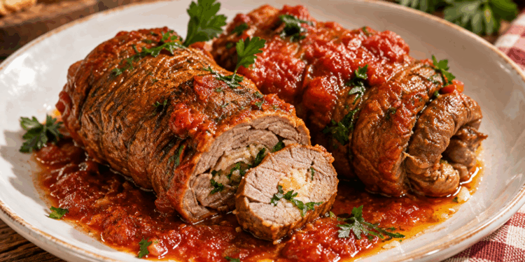 La cultura nel piatto: involtini di carne alla calabrese con sugo