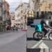 Cagliari, biciclette e monopattini a tutta velocità nelle aree pedonali di via Manno e via Garibaldi