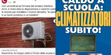 Caldo a scuola, tutti vogliono i condizionatori in aula come a Nuraminis: da Assemini a Sestu si moltiplicano le richieste