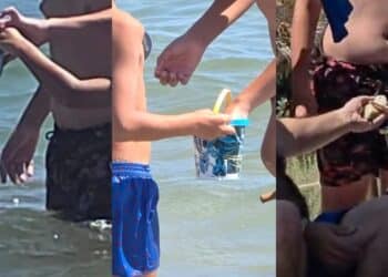 Quartu Sant’Elena, turisti cafoni al Poetto pescano con amo e lenza in riva  in mezzo ai bagnanti