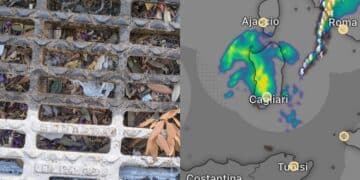 Caditoie intasate da foglie e detriti, a Cagliari e hinterland è allarme