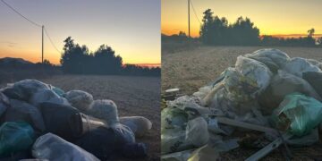 Ussana, enormi quantità di rifiuti e macerie scaricati in campagna con un furgone