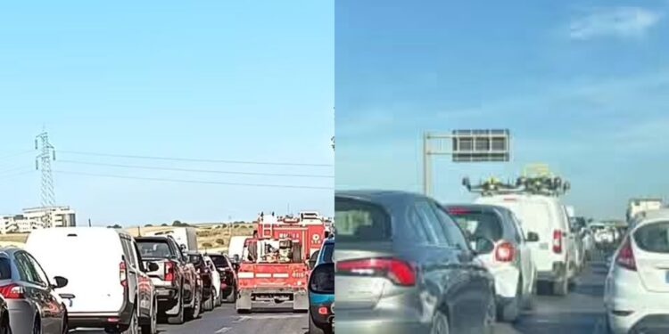 Cagliari, grave incidente all’uscita dalla città: mezzi di soccorso intrappolati nel traffico