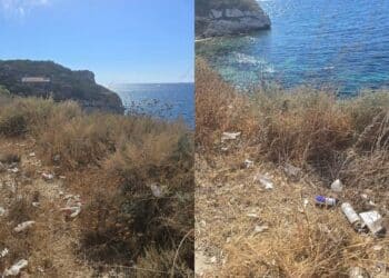 Cagliari, il paradiso che si affaccia sul mare deturpato dagli incivili: cumuli di immondizia a Calamosca