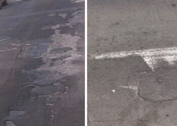 Cagliari, le montagne russe di via Is Mirrionis: piste ciclabili sì, ma l’asfalto resta un disastro