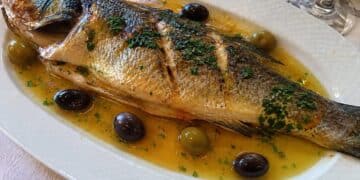 La cultura nel piatto, spigola alla vernaccia
