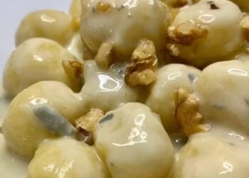La cultura nel piatto: gnocchi di patate, gorgonzola e noci