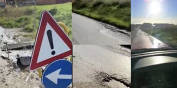 Cagliari, la perdita infinita di acqua tra via Decio Mure e via degli Astri: passano gli anni ma la situazione non cambia