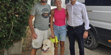 Dalle acque di Piscinas a una nuova casa a Cuneo: il lieto fine del cucciolo salvato dal mare