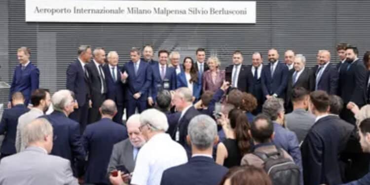L’aeroporto di Malpensa intitolato a Silvio Berlusconi, la figlia Marina: “Orgoglio ed emozione”